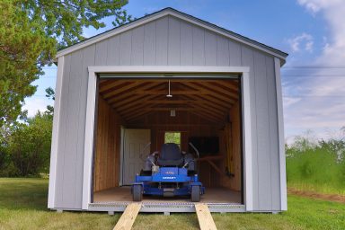 portable garage for your mower
