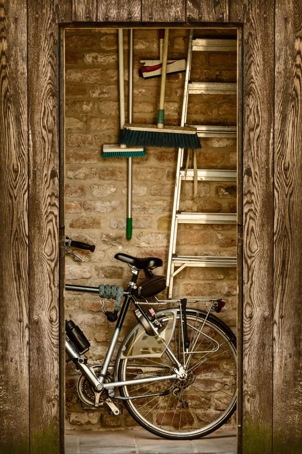 bike stand for shed