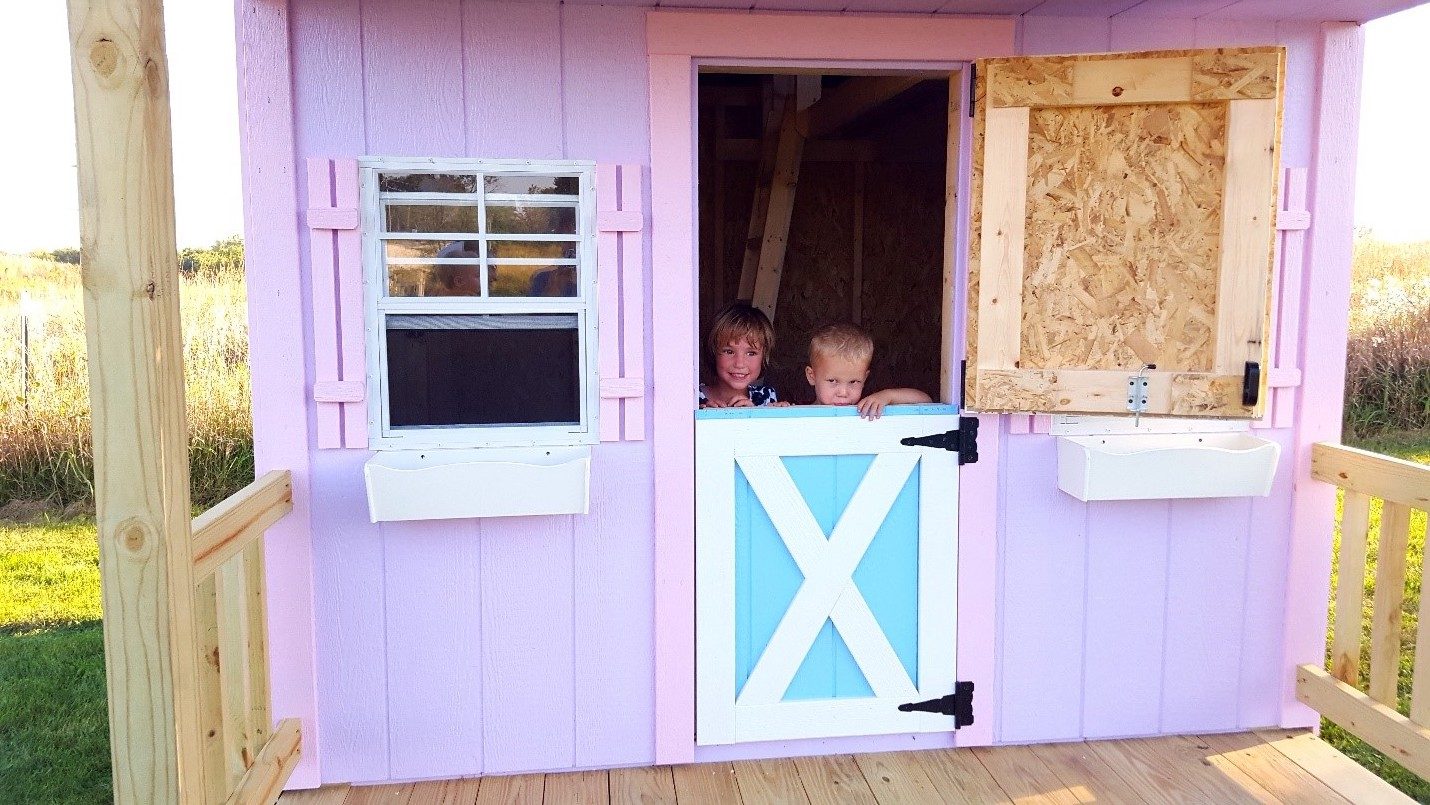 kids playhouses come with dutch doors